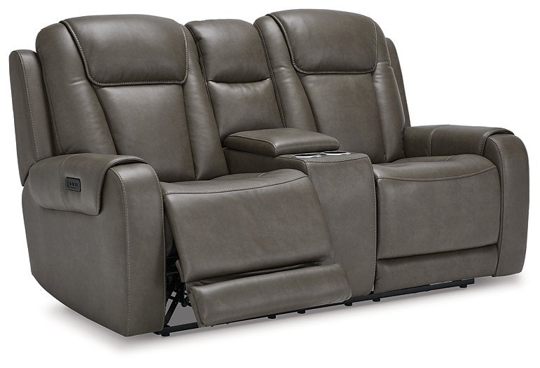 Card Player Power Reclining Loveseat