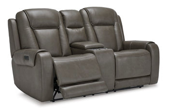 Card Player Power Reclining Loveseat