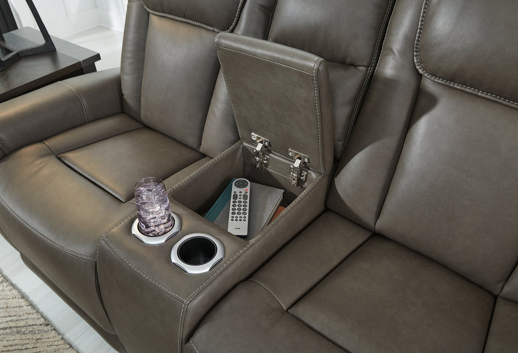 Card Player Power Reclining Loveseat