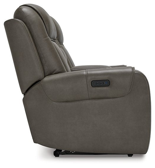 Card Player Power Reclining Loveseat