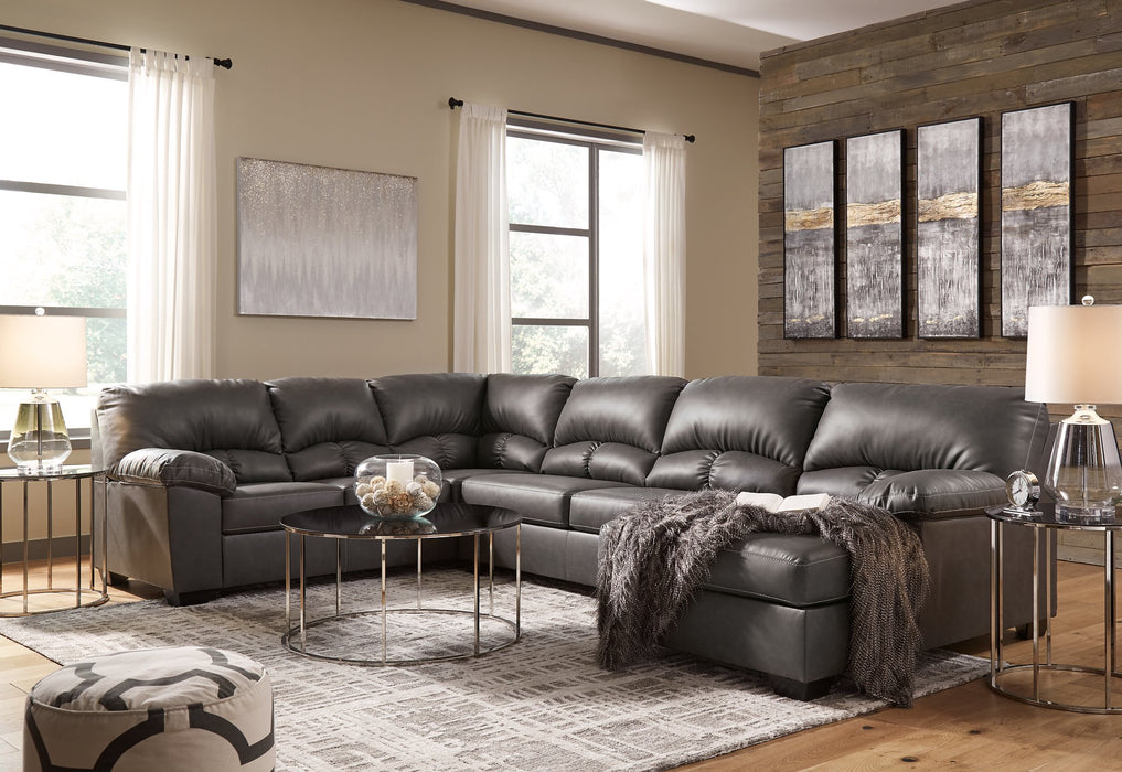 Aberton 3-Piece Sectional with Chaise