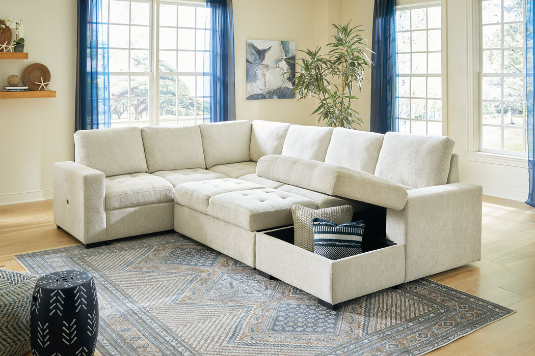 Millcoe 3-Piece Sectional with Pop Up Bed