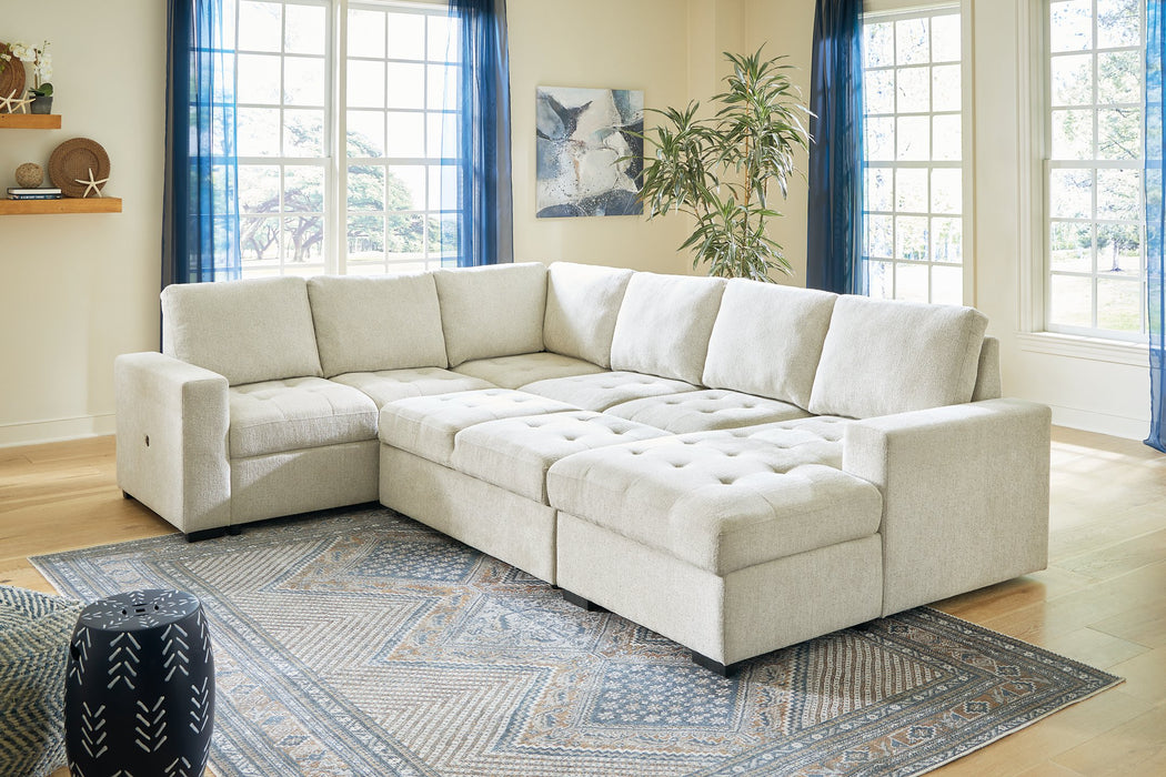 Millcoe 3-Piece Sectional with Pop Up Bed