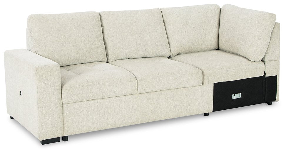 Millcoe 3-Piece Sectional with Pop Up Bed