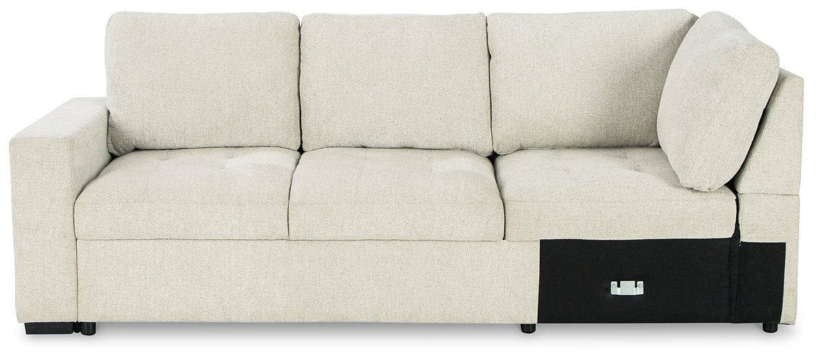 Millcoe 3-Piece Sectional with Pop Up Bed