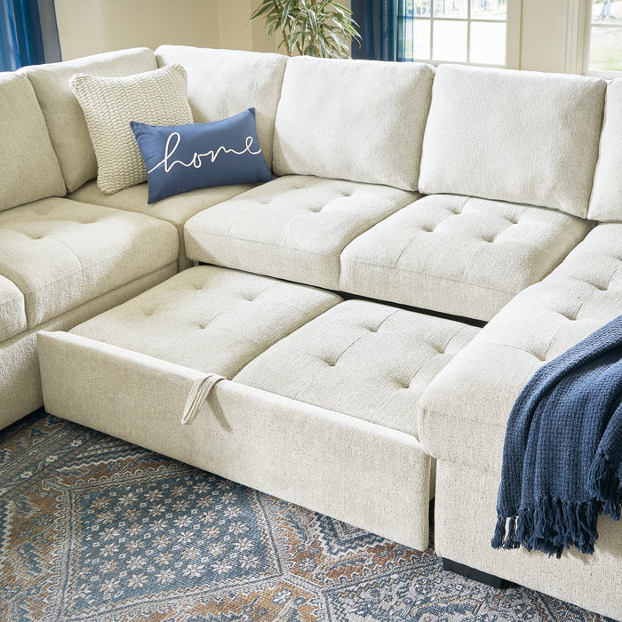 Millcoe 3-Piece Sectional with Pop Up Bed