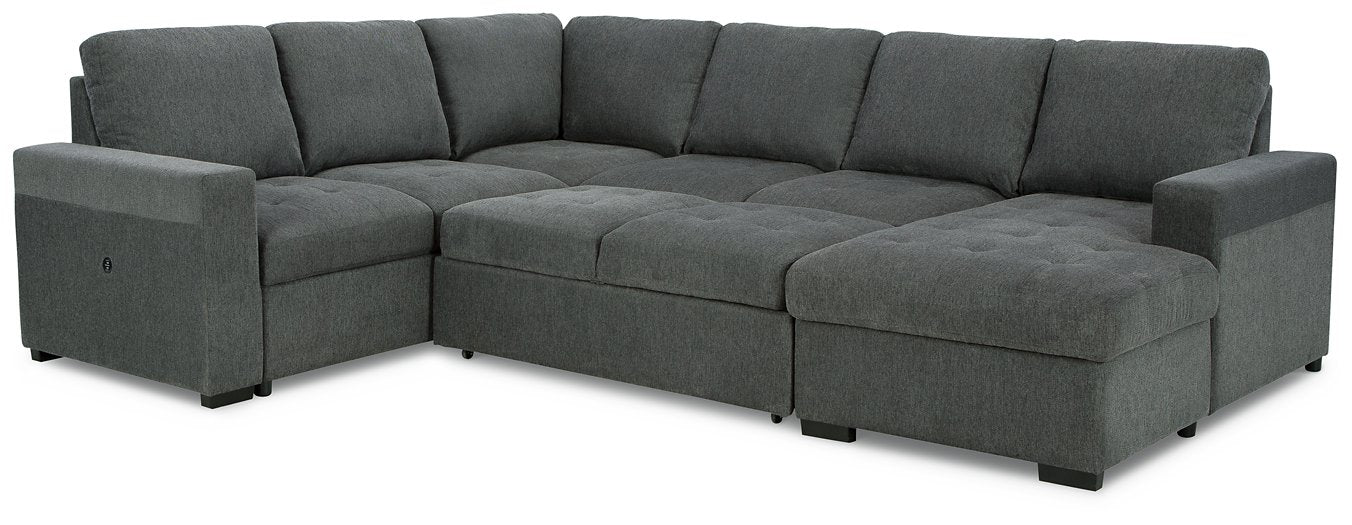 Millcoe 3-Piece Sectional with Pop Up Bed