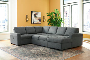 Millcoe 3-Piece Sectional with Pop Up Bed