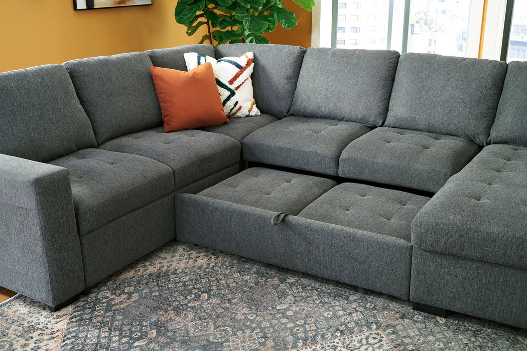 Millcoe 3-Piece Sectional with Pop Up Bed