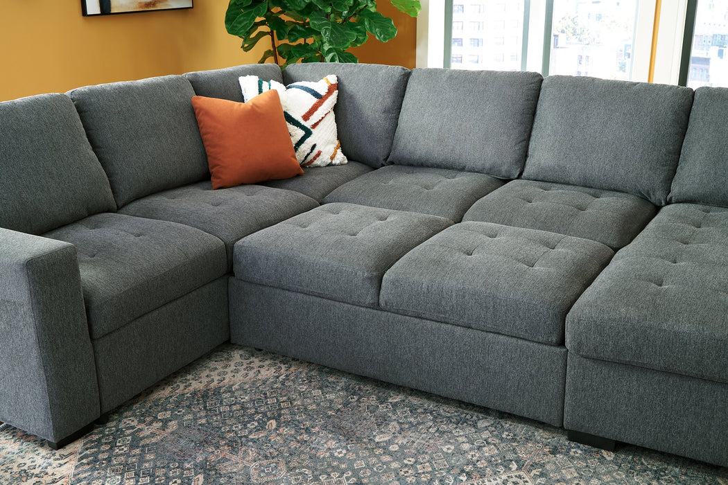 Millcoe 3-Piece Sectional with Pop Up Bed