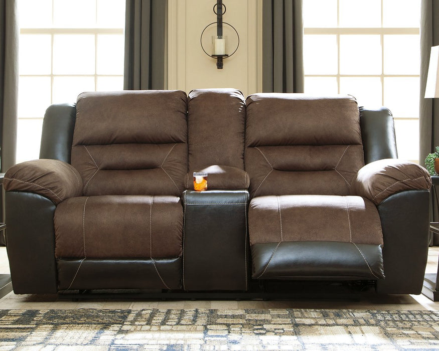 Earhart Reclining Loveseat with Console