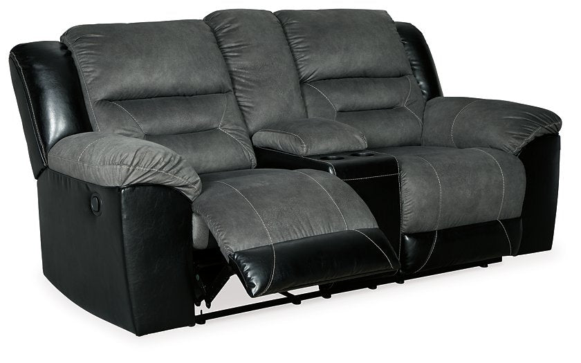 Earhart Reclining Loveseat with Console