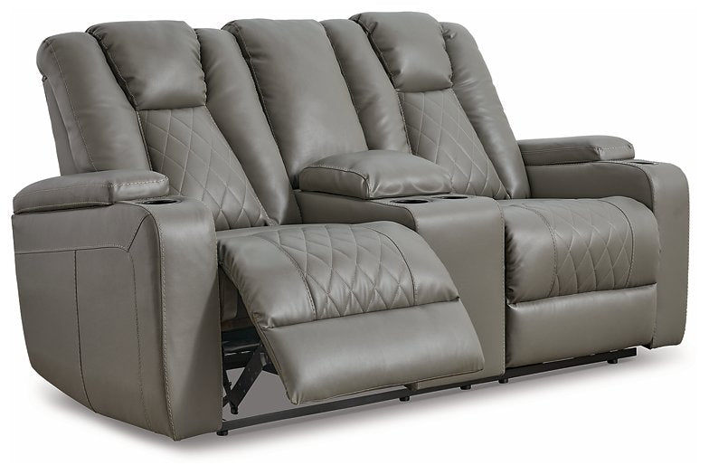 Mancin Reclining Loveseat with Console