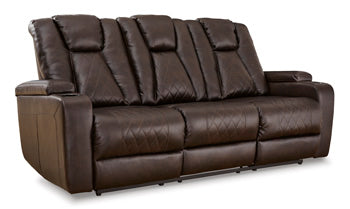 Mancin Reclining Sofa with Drop Down Table