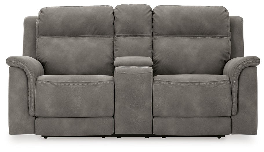 Next-Gen DuraPella Power Reclining Loveseat with Console