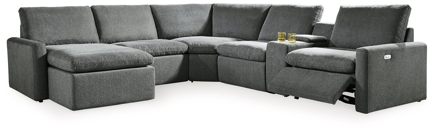 Hartsdale Power Reclining Sectional with Chaise