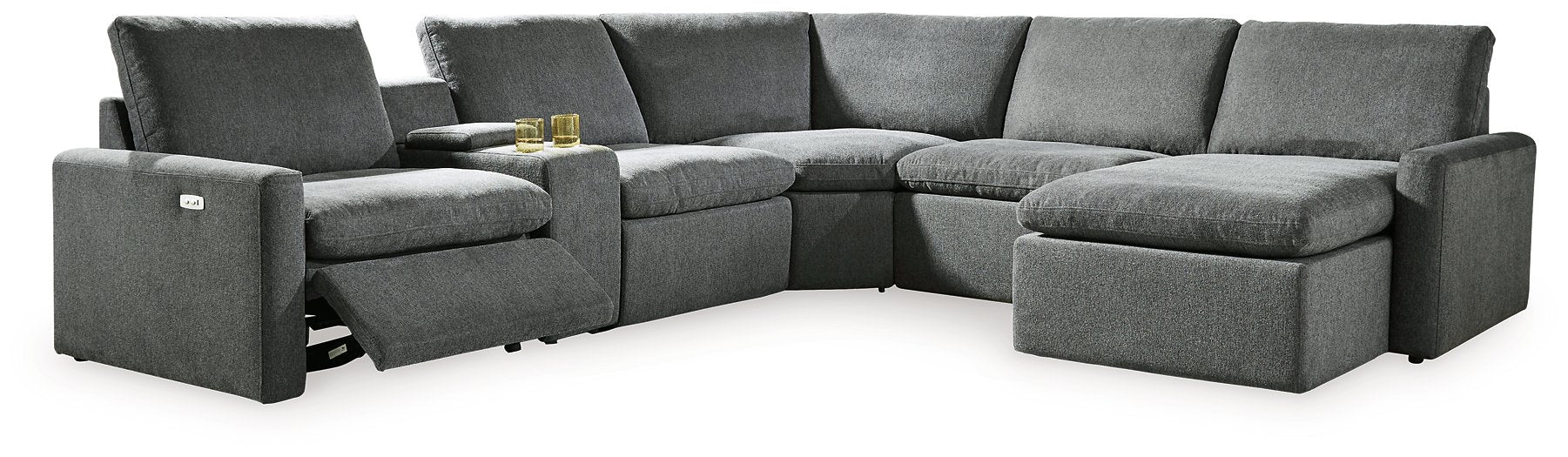 Hartsdale Power Reclining Sectional with Chaise