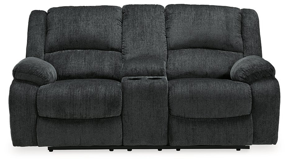 Draycoll Power Reclining Loveseat with Console