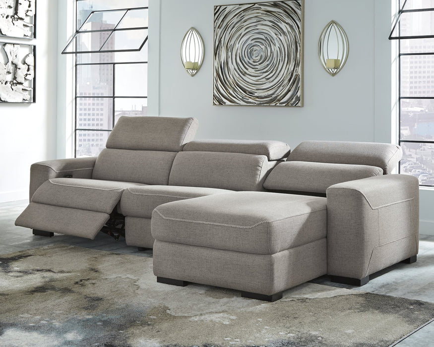 Mabton Power Reclining Sectional with Chaise