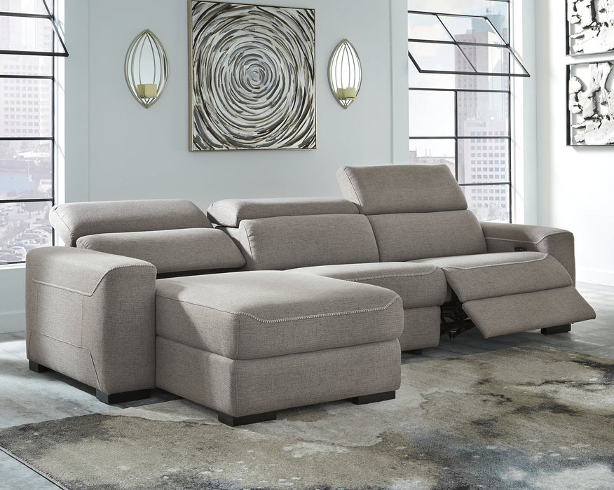 Mabton Power Reclining Sectional with Chaise