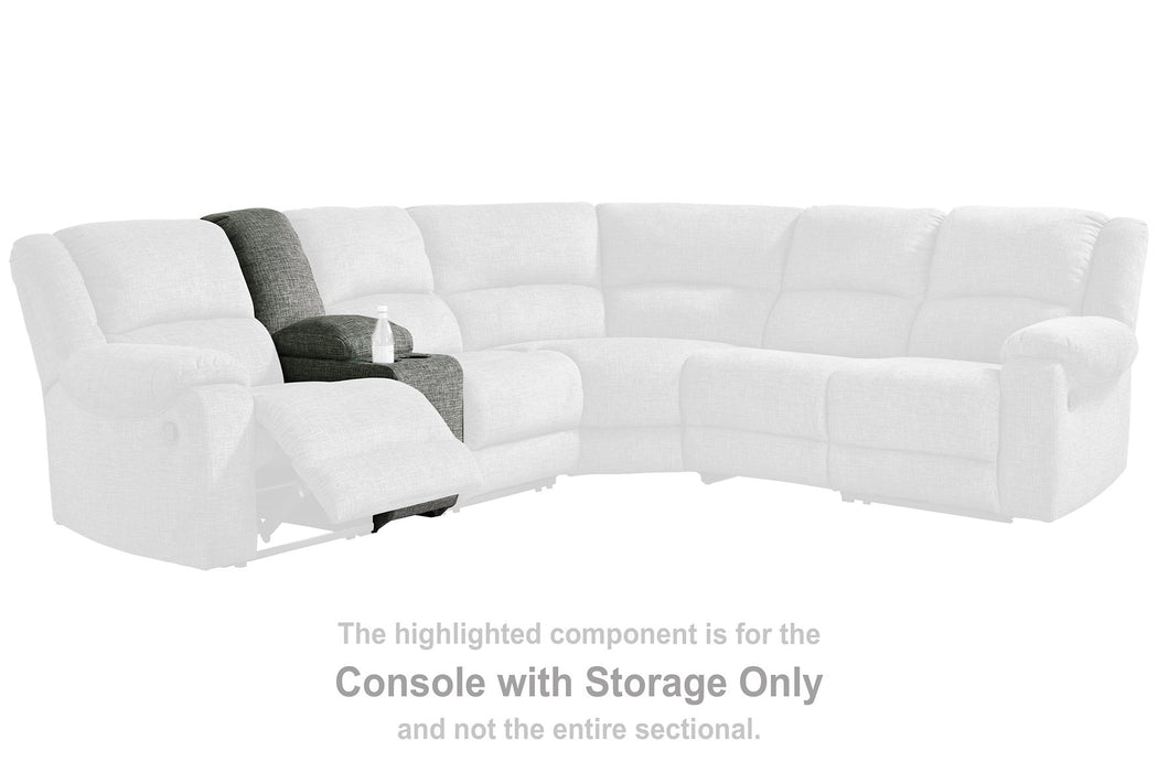 Goalie 3-Piece Reclining Loveseat with Console