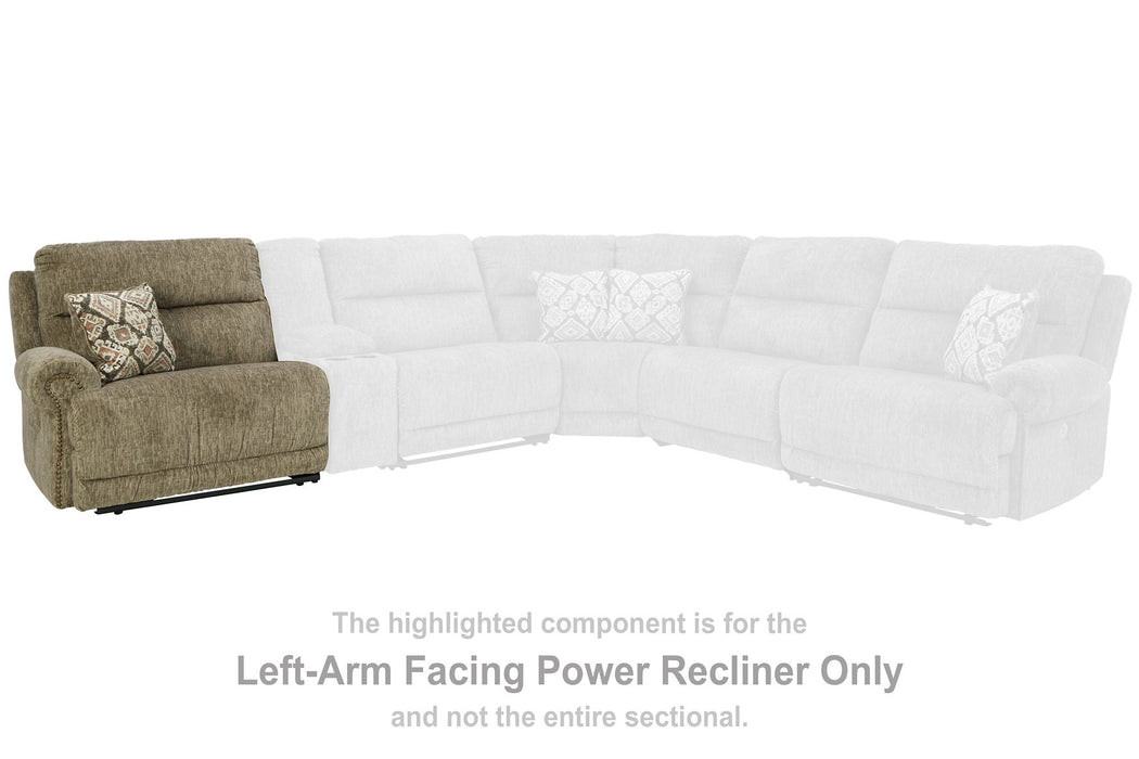 Lubec 3-Piece Reclining Loveseat with Console