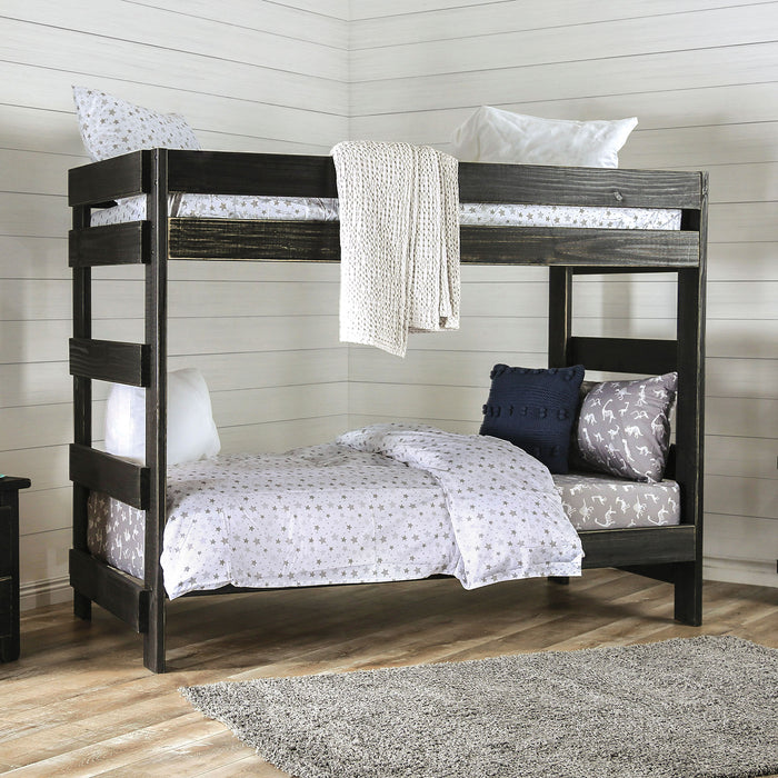 ARLETTE T/T Bunk Bed w/ 2 Slat Kits (*Mattress Ready)