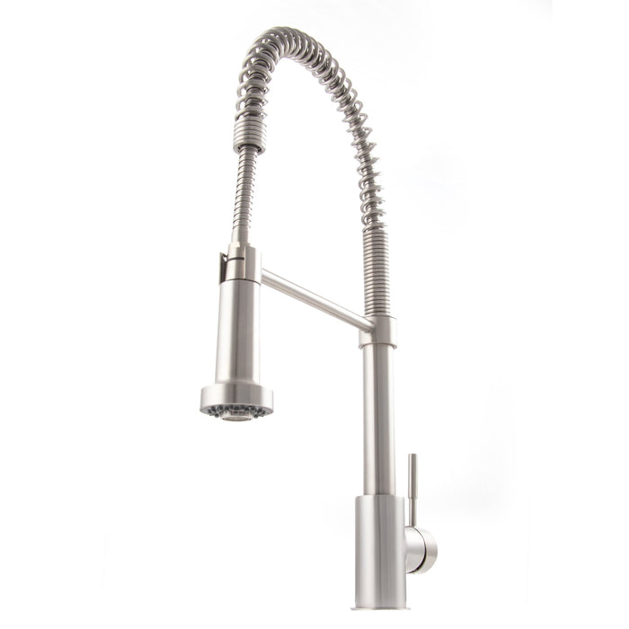 ZLINE Apollo Pull Down Spring Kitchen Faucet in Brushed Nickel (APL-KF-BN)