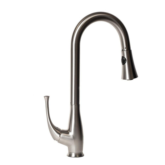 ZLINE Castor Pull Down Kitchen Faucet in Brushed Nickel (CAS-KF-BN)