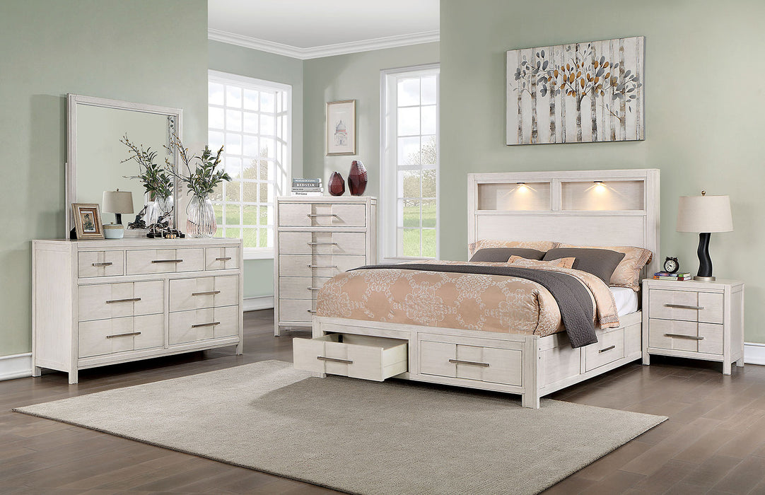 KARLA 5 Pc. Queen Bedroom Set w/ 2NS