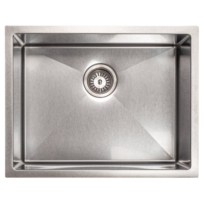 ZLINE Meribel 23 in. Undermount Single Bowl Scratch Resistant Stainless Steel Kitchen Sink with Bottom Grid (SRS-23S)