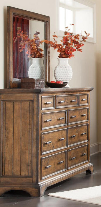 Elk Grove Rustic Rectangular Dresser Mirror