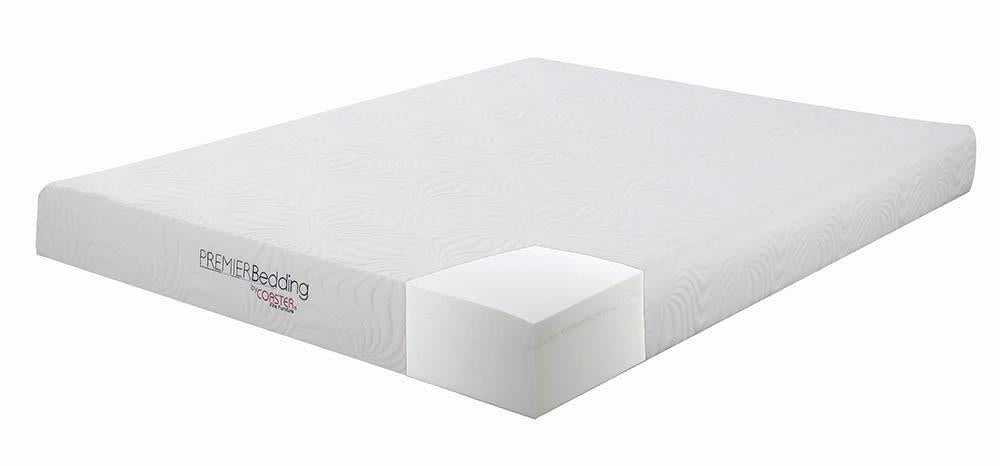 Keegan White 8-Inch Full Memory Foam Mattress