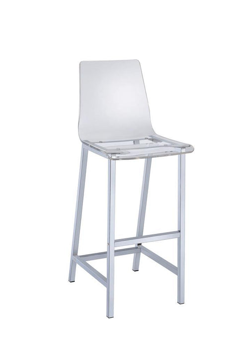 G100295 Contemporary Clear Acrylic Bar Stool