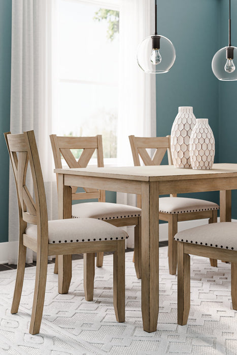 Sanbriar Dining Table and Chairs (Set of 7)