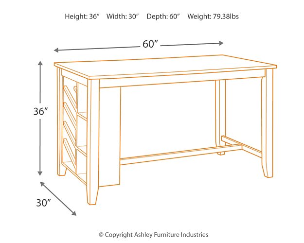 Rokane Counter Height Dining Set