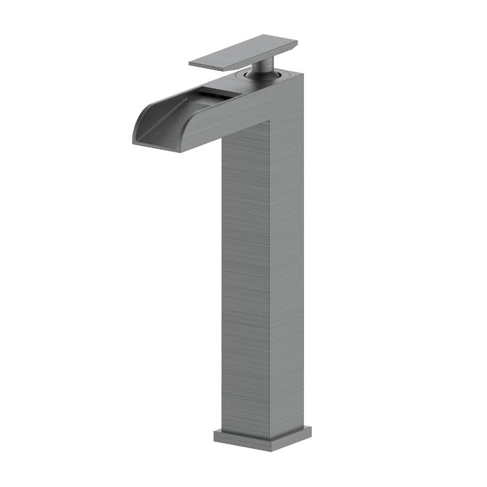 ZLINE Eagle Falls Waterfall Vessel Sink Bath Faucet in Gun Metal (EAG-BF-GM)