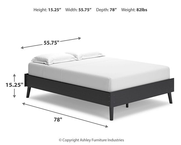 Charlang Bed and Mattress Set