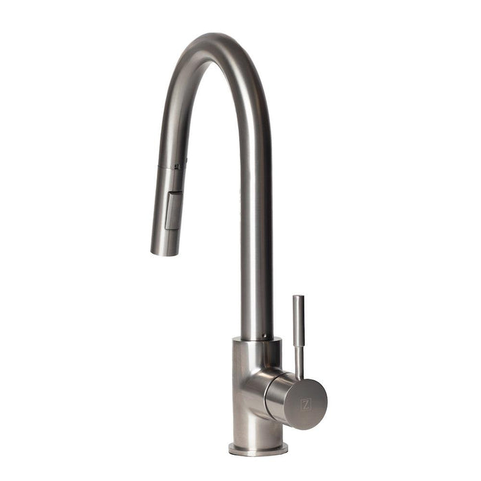 ZLINE Gemini Pull Down Kitchen Faucet in Brushed Nickel (GEM-KF-BN)