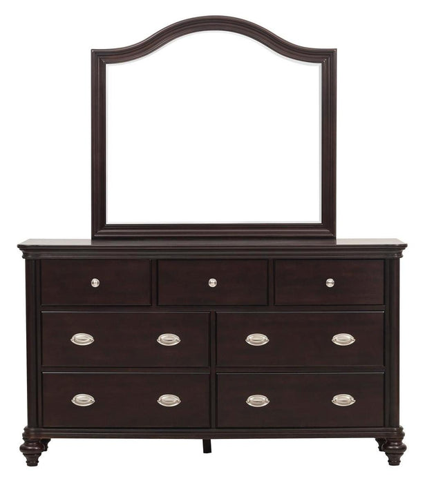 Homelegance Marston Mirror in Dark Cherry 2615DC-6