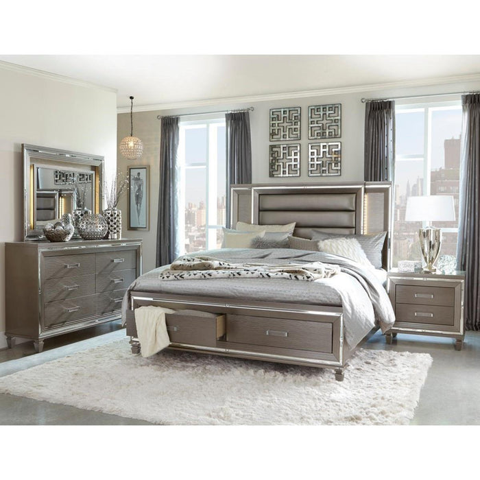 Homelegance Tamsin Dresser in Silver Grey Metallic 1616-5