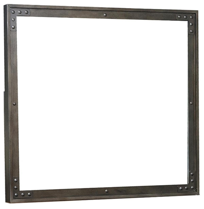 Homelegance Holverson Mirror in Rustic Brown & Gunmetal 1715-6