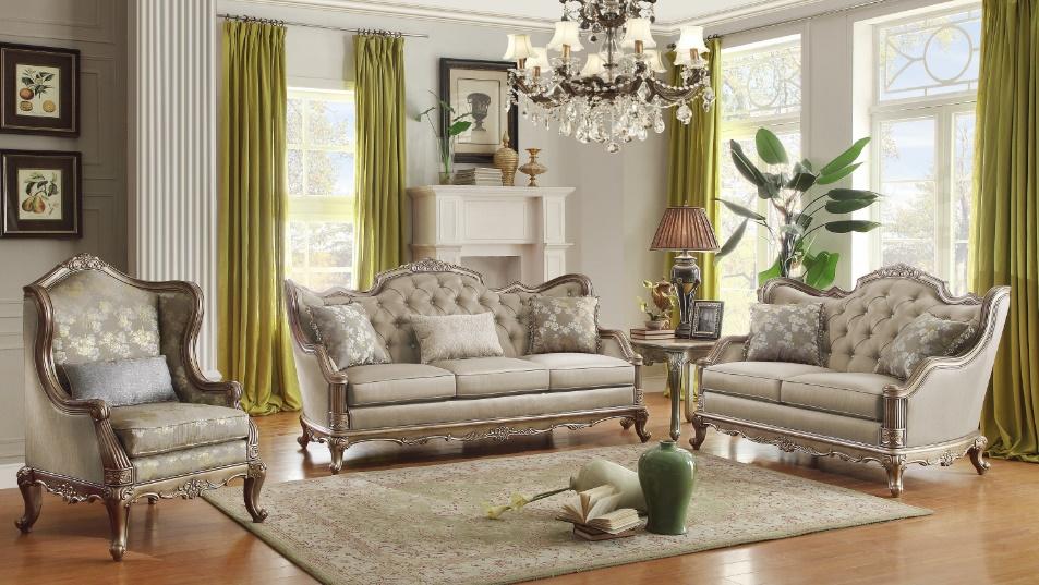 Homelegance Furniture Florentina Sofa in Taupe 8412-3