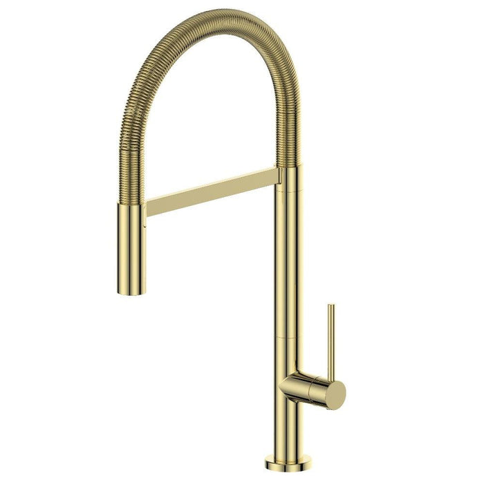 ZLINE Incline Pull Down Kitchen Faucet in Polished Gold (INC-KF-PG)