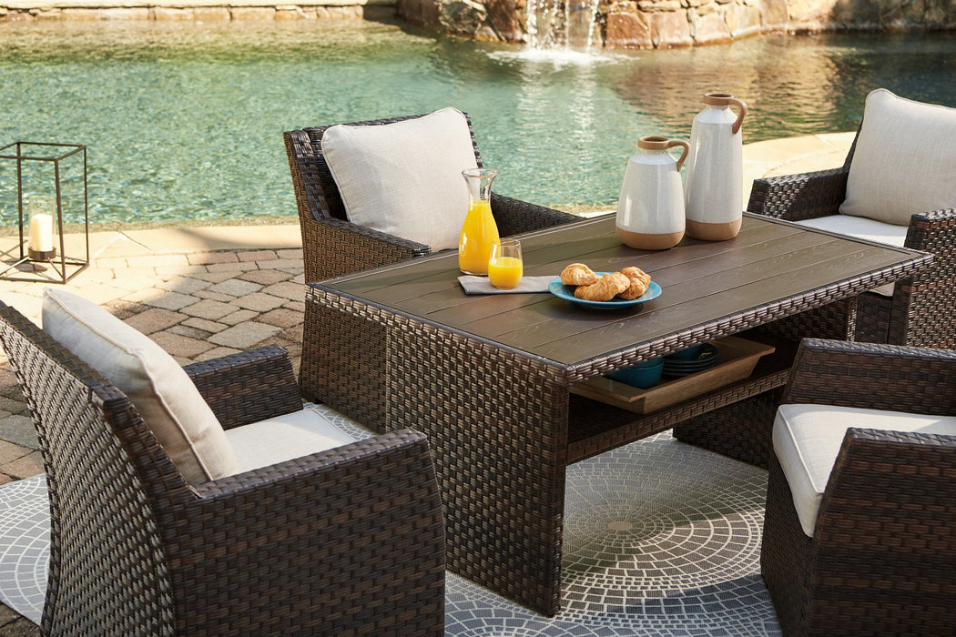 Easy Isle Outdoor Table and 4 Chairs