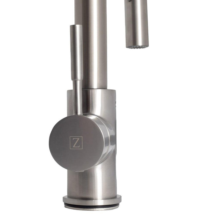 ZLINE Sierra Pull Down Spring Kitchen Faucet in Brushed Nickel (SRA-KF-BN)