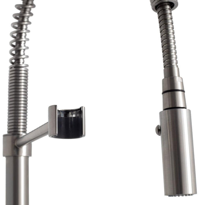 ZLINE Sierra Pull Down Spring Kitchen Faucet in Brushed Nickel (SRA-KF-BN)