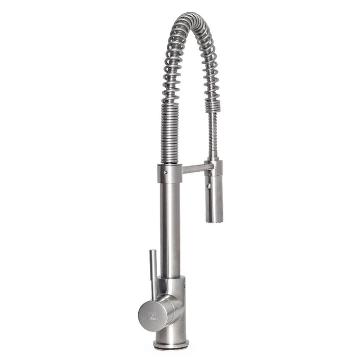 ZLINE Sierra Pull Down Spring Kitchen Faucet in Brushed Nickel (SRA-KF-BN)