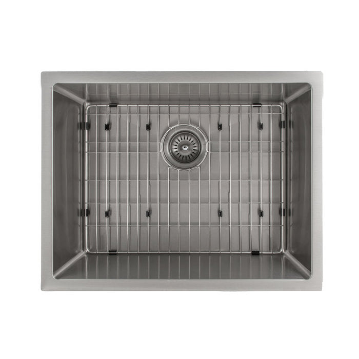 ZLINE Meribel 23 in. Undermount Single Bowl Stainless Steel Kitchen Sink with Bottom Grid (SRS-23)