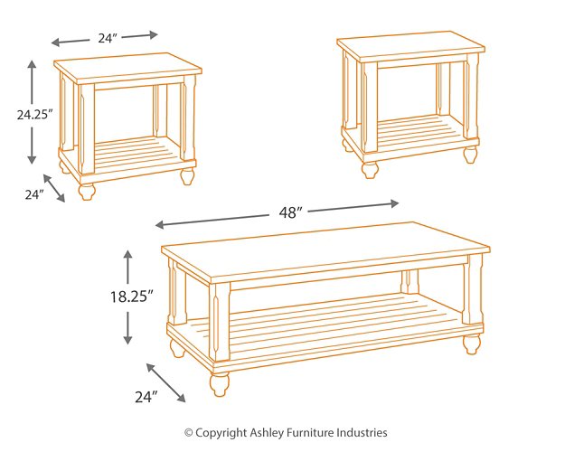 Mallacar Table (Set of 3)